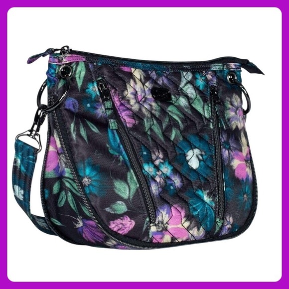 Lug Swivel Convertible Floral Quilted Crossbody Bag, 10.5x7.75 NWOT‎ - Picture 1 of 5